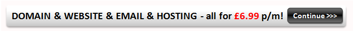 Domain name, Website built for you, Email and Hosting.  All for only &pound;6.99 per month! - Continue>>>